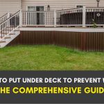 what to put under deck to prevent weeds