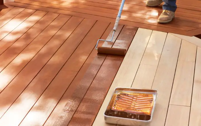 How To Stain A Deck With A Roller